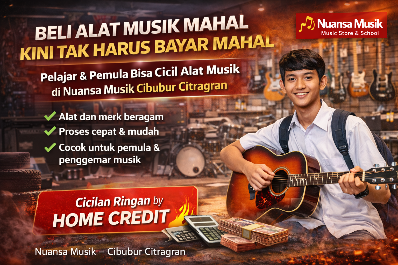Belajar Musik Tanpa Biaya Besar
